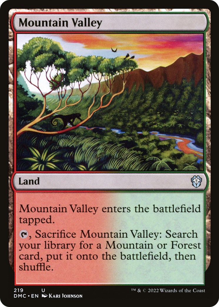 Image of Mountain Valley [Dominaria United Commander]