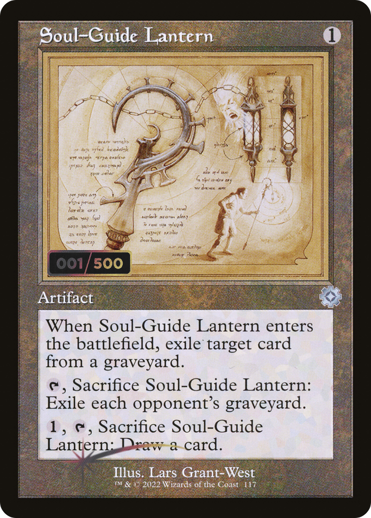 Image of Soul-Guide Lantern (Retro Schematic) (Serialized) [The Brothers' War Retro Artifacts]
