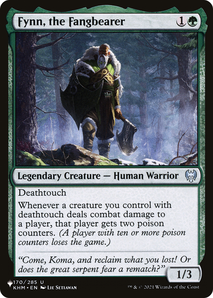 Image of Fynn, the Fangbearer [The List]