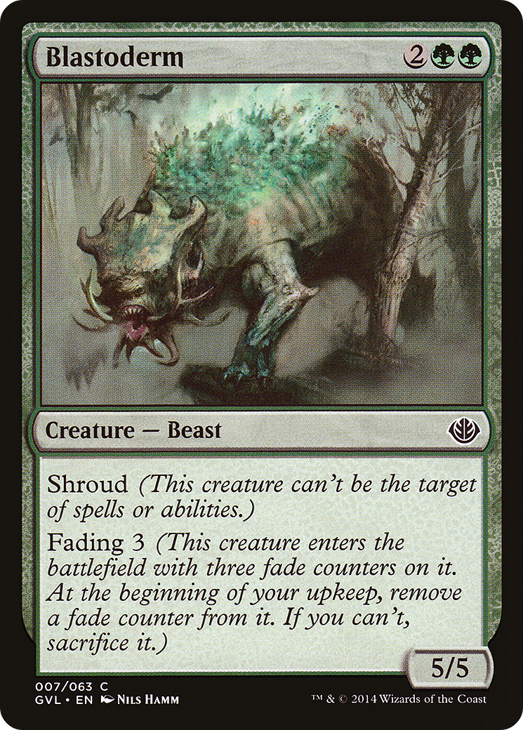 Image of Blastoderm (Garruk vs. Liliana) [Duel Decks Anthology]