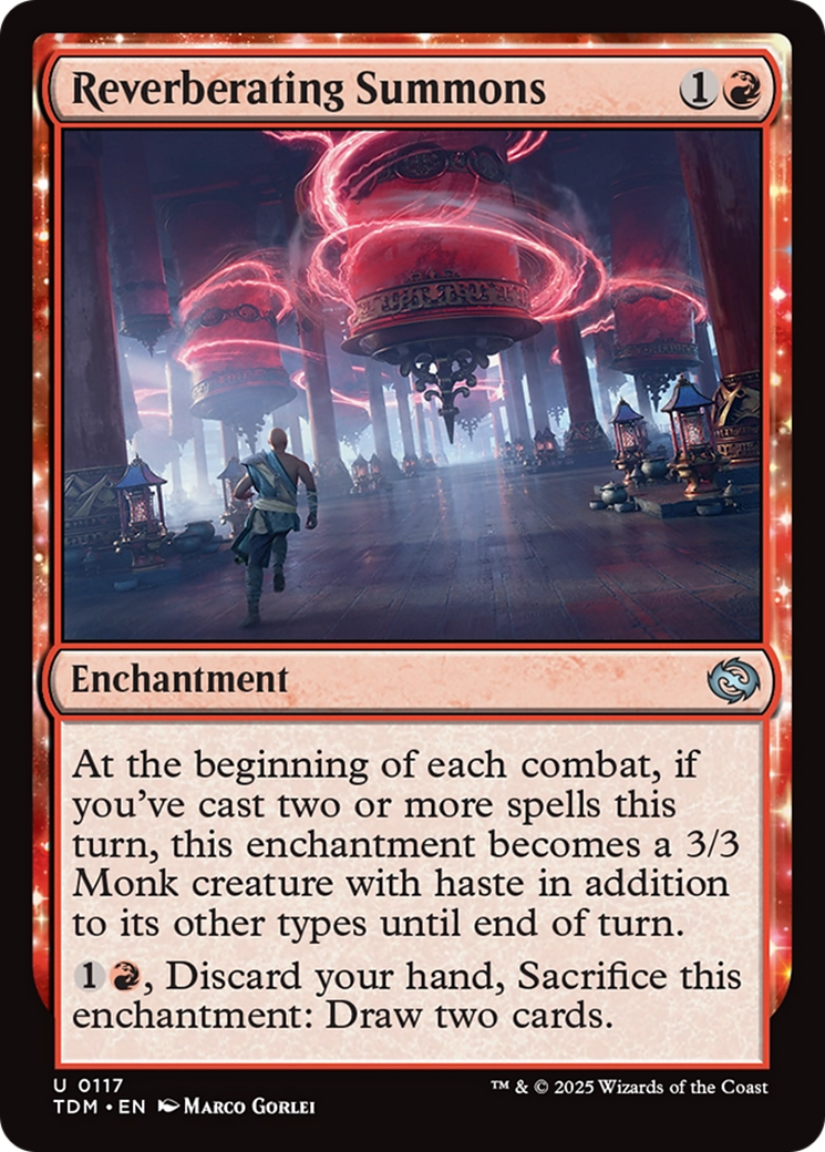 Image of Reverberating Summons [Tarkir: Dragonstorm]