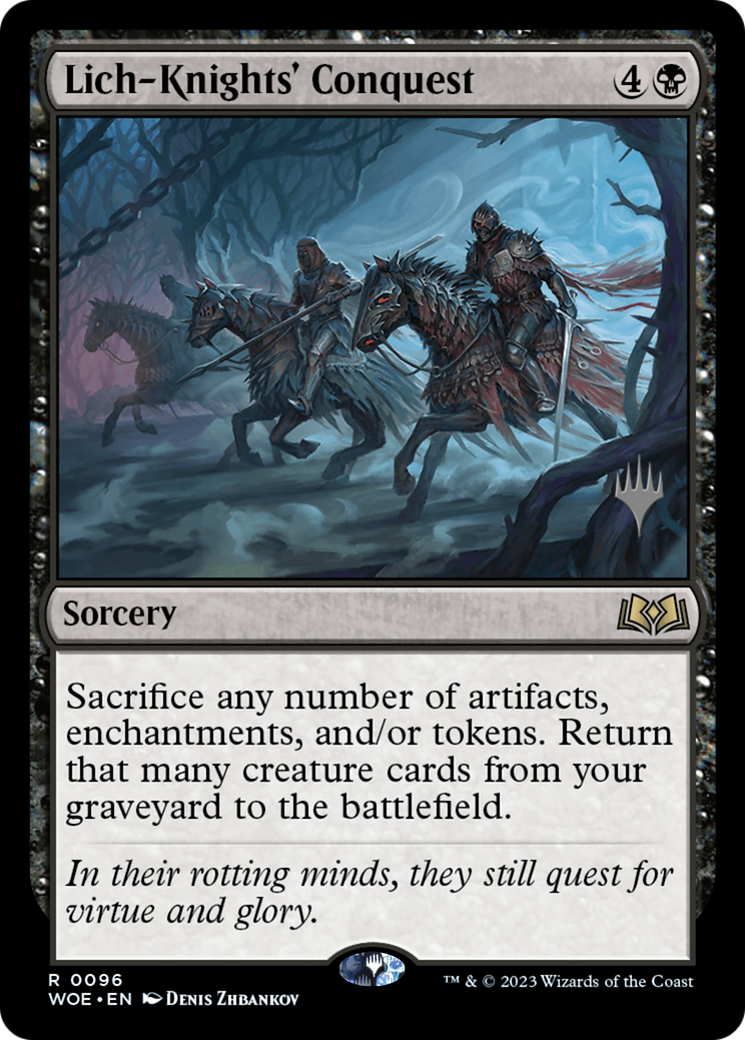 Image of Lich-Knights' Conquest (Promo Pack) [Wilds of Eldraine Promos]