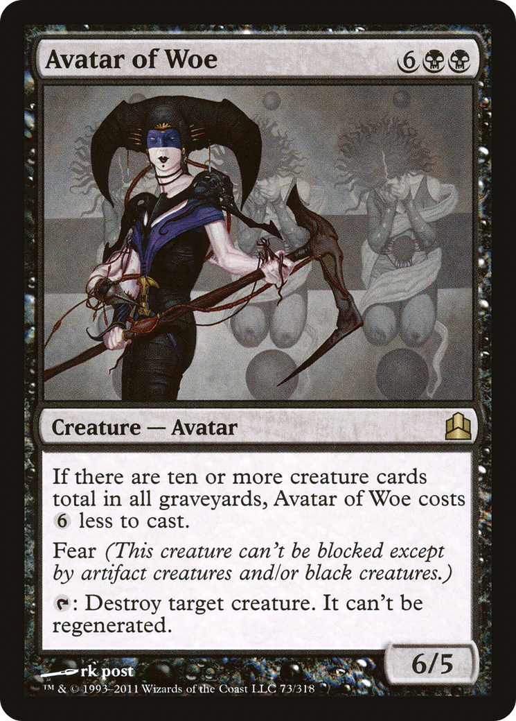 Image of Avatar of Woe [Commander 2011]