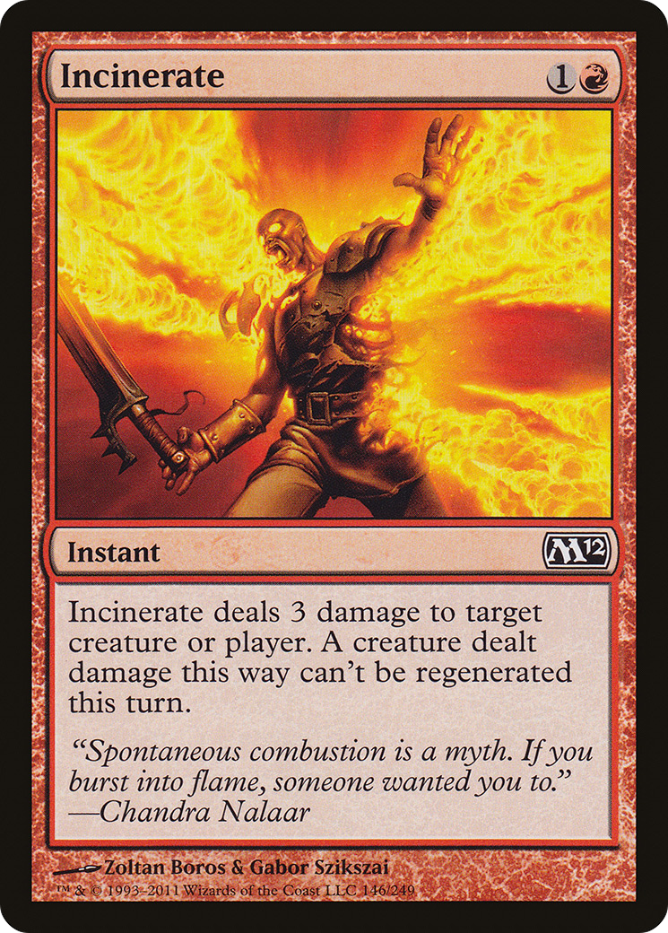 Image of Incinerate [Magic 2012]