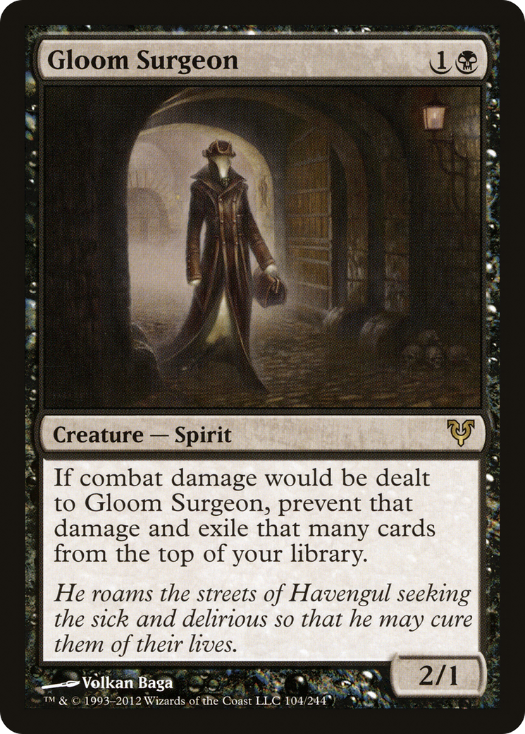 Image of Gloom Surgeon [Avacyn Restored]
