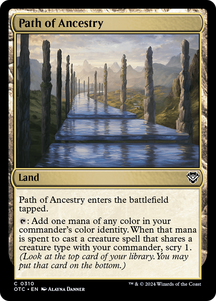 Image of Path of Ancestry [Outlaws of Thunder Junction Commander]