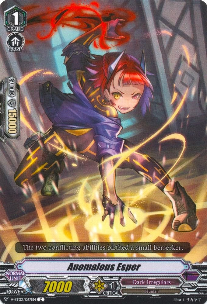 Image of Anomalous Esper (V-BT02/067EN) [Strongest! Team AL4]