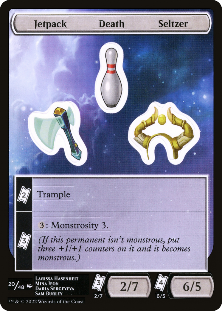 Image of Jetpack Death Seltzer [Unfinity Stickers]