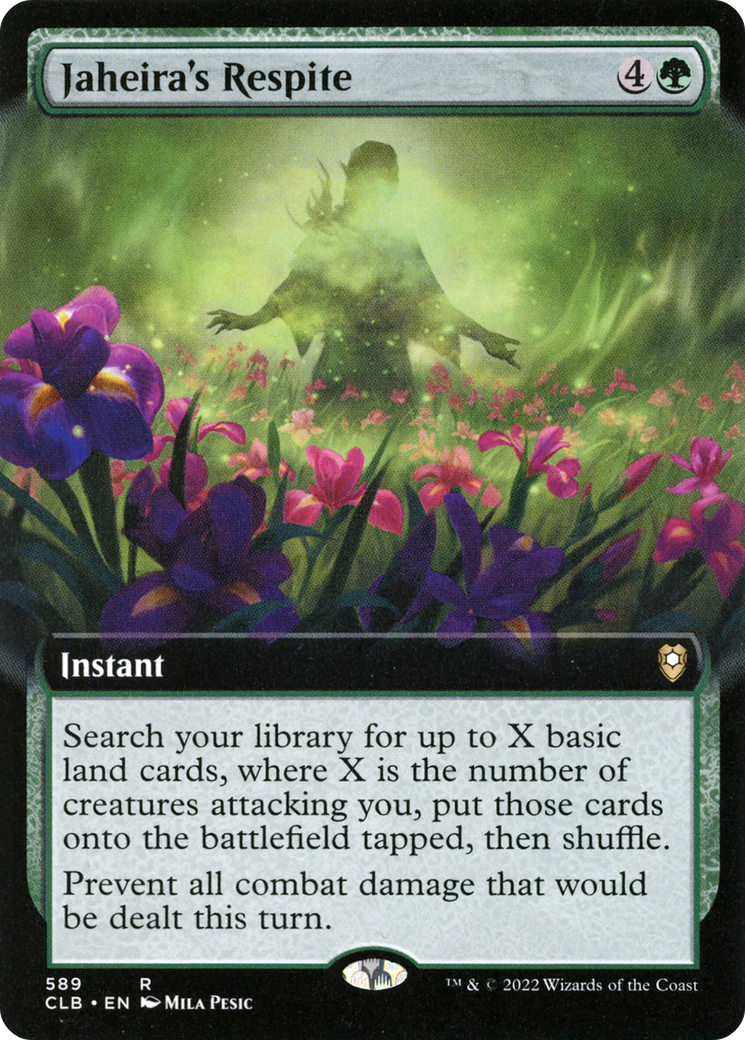 Image of Jaheira's Respite (Extended Art) [Commander Legends: Battle for Baldur's Gate]