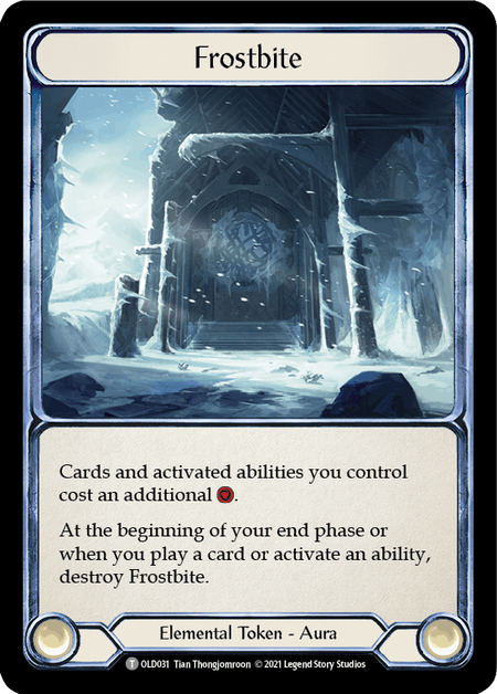 Image of Frostbite // Seismic Surge [OLD031 // OLD032] (Tales of Aria Oldhim Blitz Deck)