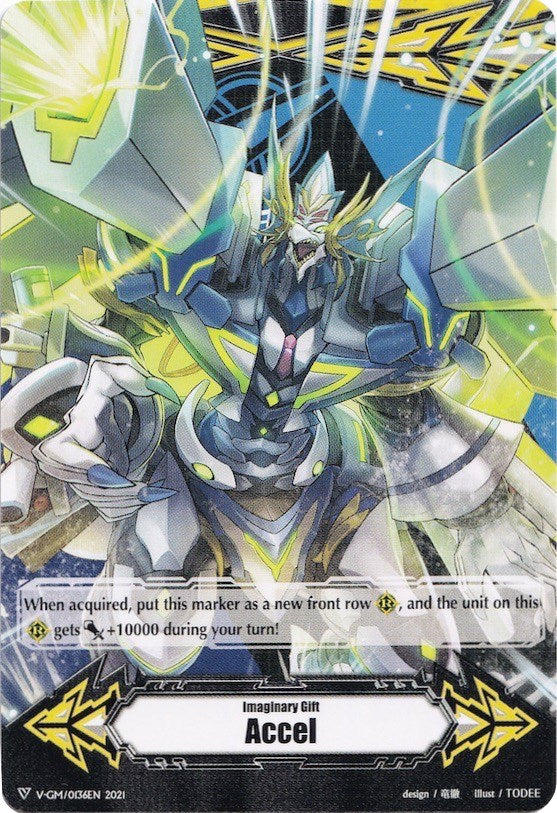 Image of Imaginary Gift [Accel] // [Imaginary Gift [Accel II] Double-sided Gift Marker - Blue Wave Dragon, Tetra-drive Dragon (V-GM/0081EN 2021) [Gift Markers]