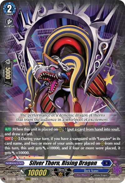 Image of Silver Thorn, Rising Dragon (D-BT08/004EN) [Minerva Rising]
