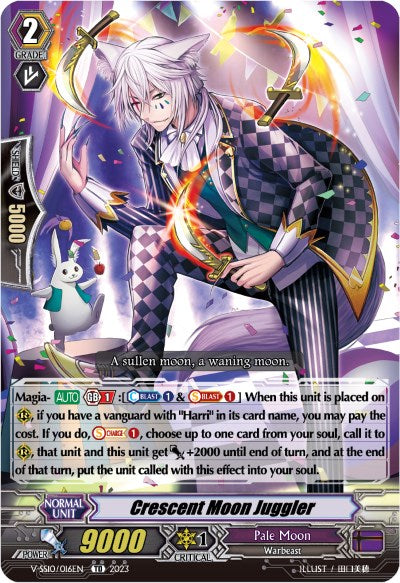 Image of Crescent Moon Juggler (V-SS10/016EN) [Premium Battle Deckset 2023]