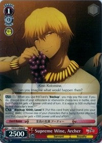 Image of Supreme Wine, Archer (FZ/S17-E060 R) [Fate/Zero]