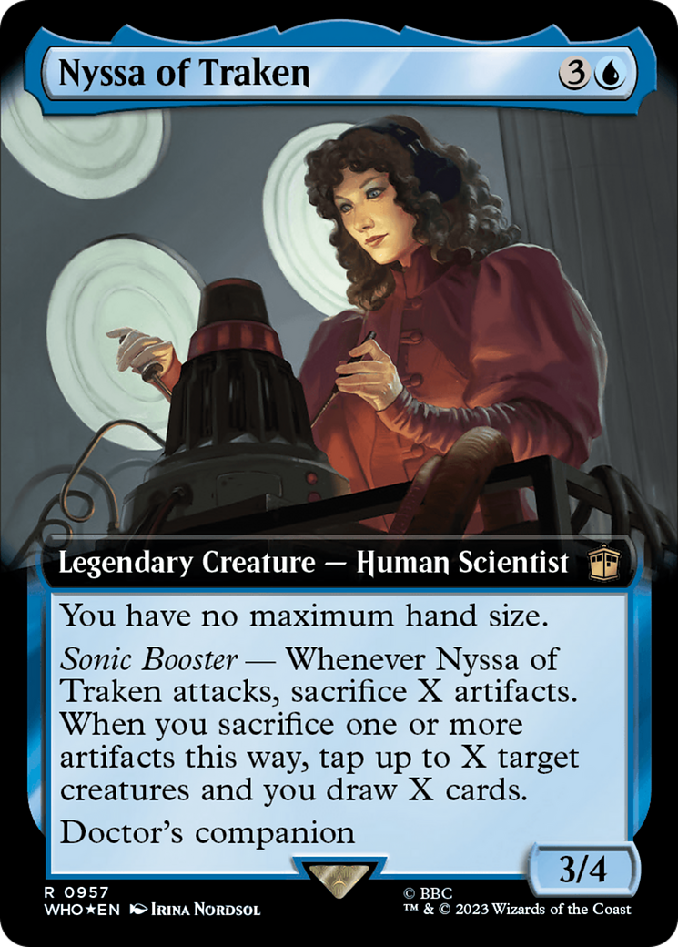 Image of Nyssa of Traken (Extended Art) (Surge Foil) [Doctor Who]