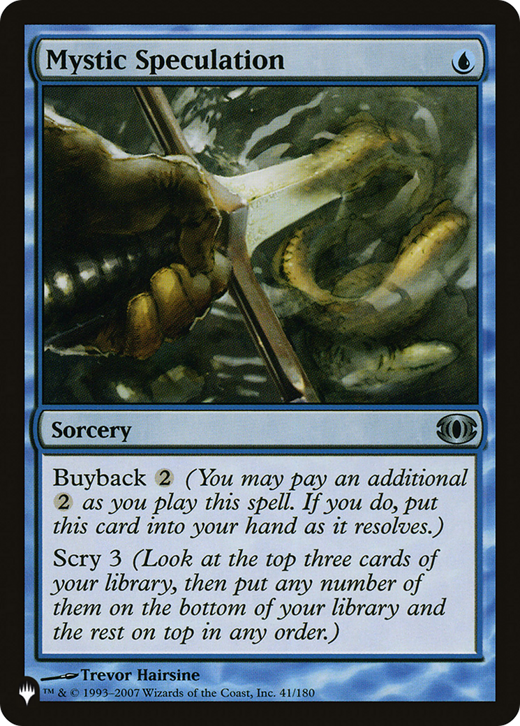 Image of Mystic Speculation [The List]