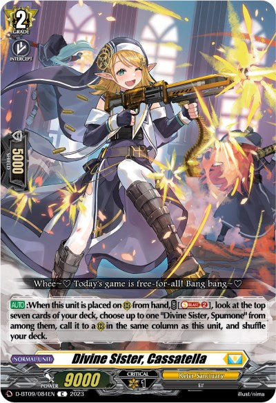 Image of Divine Sister, Cassatella (D-BT09/084EN) [Dragontree Invasion]
