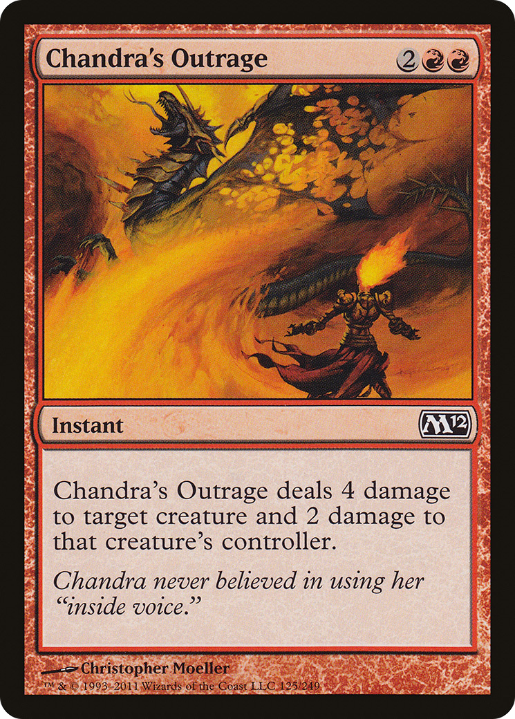 Image of Chandra's Outrage [Magic 2012]