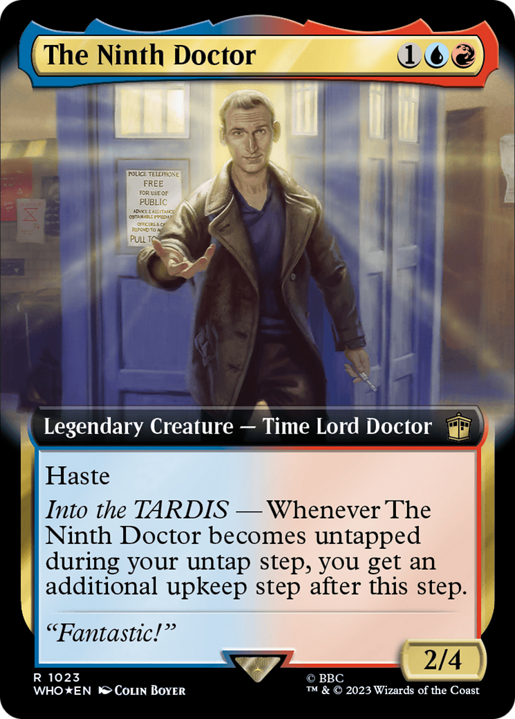 Image of The Ninth Doctor (Extended Art) (Surge Foil) [Doctor Who]