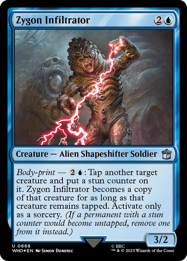Image of Zygon Infiltrator (Surge Foil) [Doctor Who]