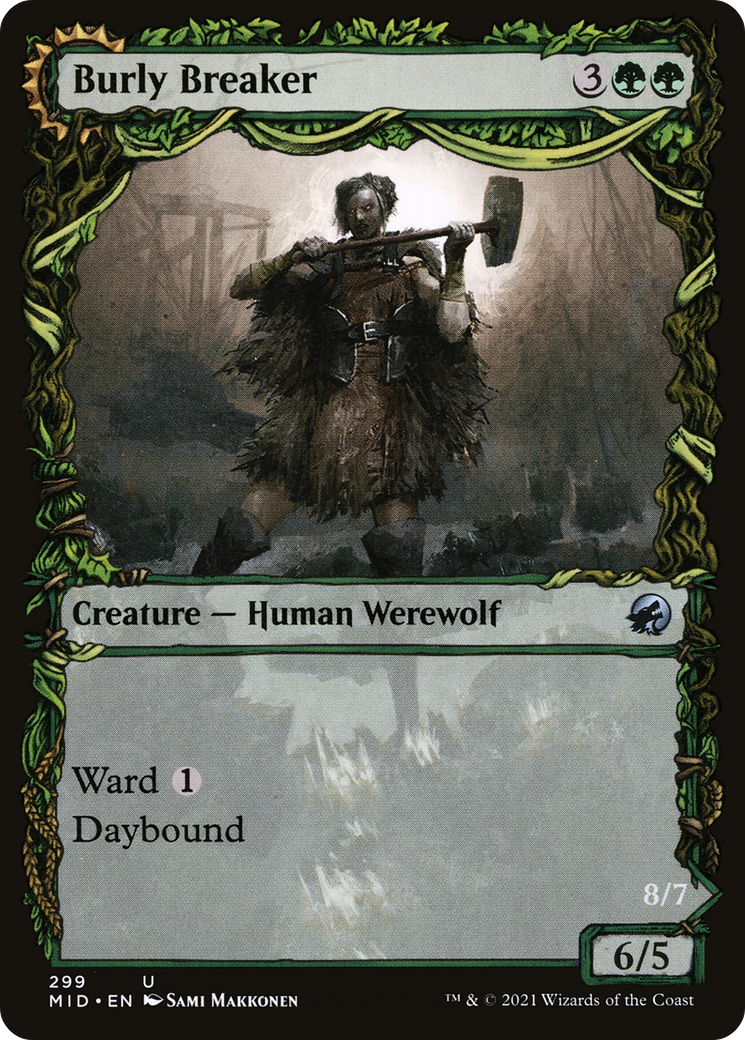 Image of Burly Breaker // Dire-Strain Demolisher (Showcase Equinox) [Innistrad: Midnight Hunt]