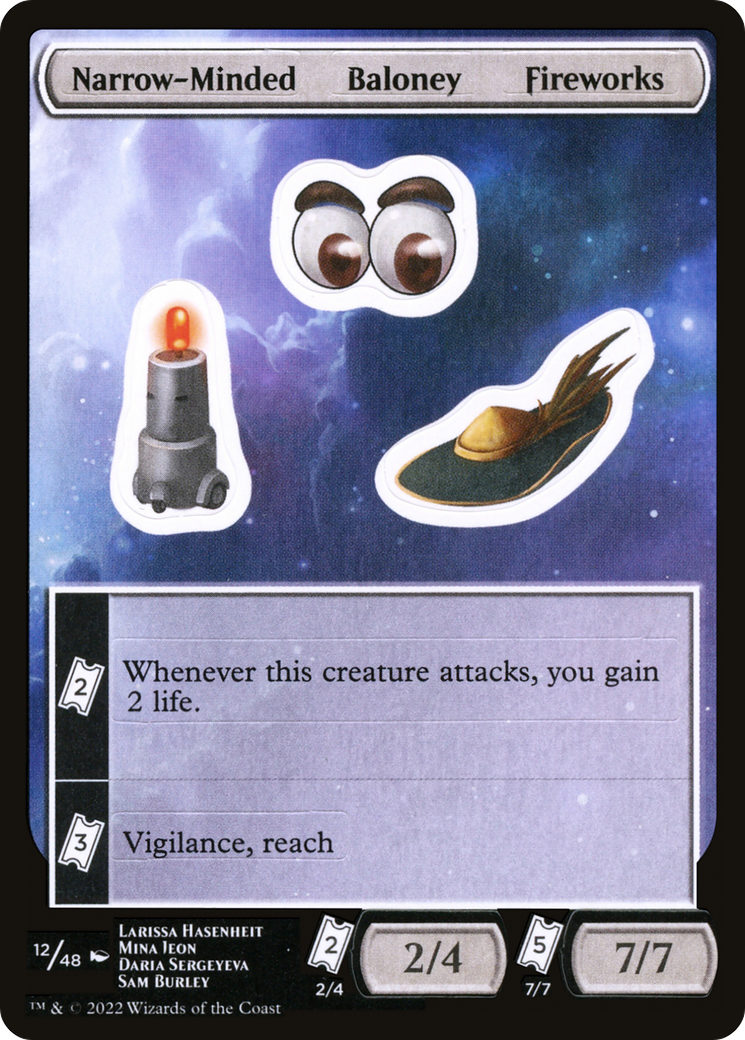 Image of Narrow-Minded Baloney Fireworks [Unfinity Stickers]