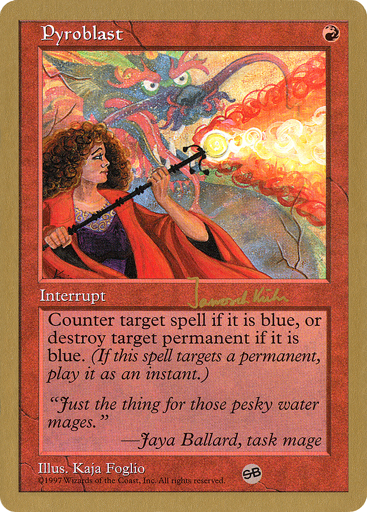 Image of Pyroblast (Janosch Kuhn) (SB) [World Championship Decks 1997]