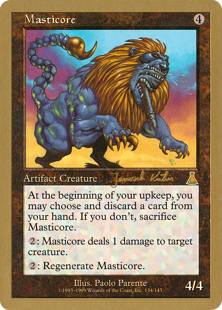 Image of Masticore (Janosch Kuhn) [World Championship Decks 2000]