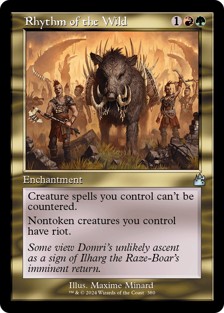 Image of Rhythm of the Wild (Retro Frame) [Ravnica Remastered]