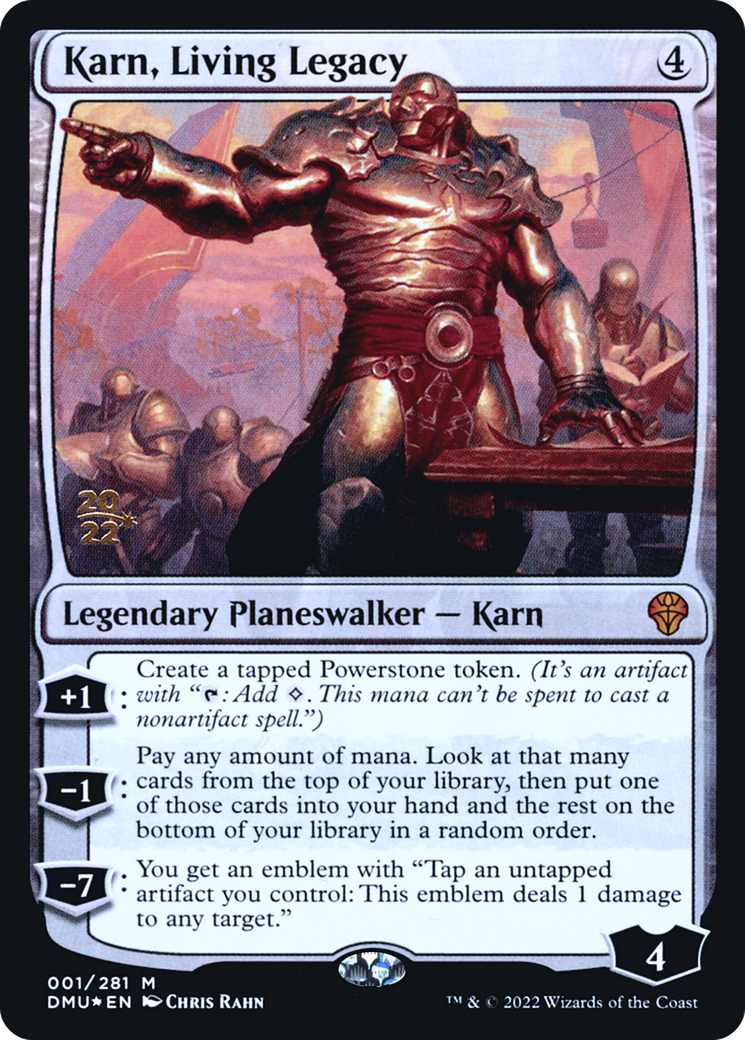 Image of Karn, Living Legacy [Dominaria United Prerelease Promos]