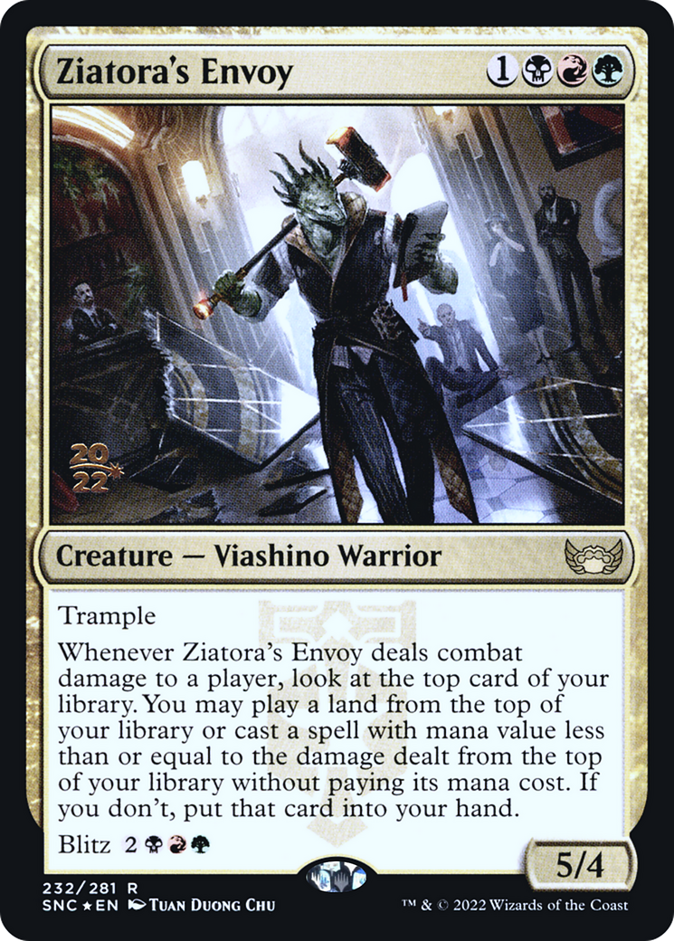Image of Ziatora's Envoy [Streets of New Capenna Prerelease Promos]