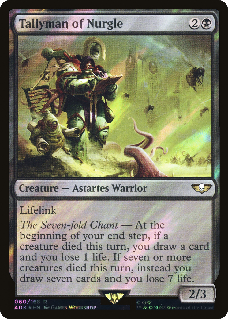 Image of Tallyman of Nurgle (Surge Foil) [Warhammer 40,000]