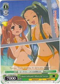 Image of Beach Volleyball, Mikuru & Tsuruya (SY/W08-E035 U) [The Melancholy of Haruhi Suzumiya]