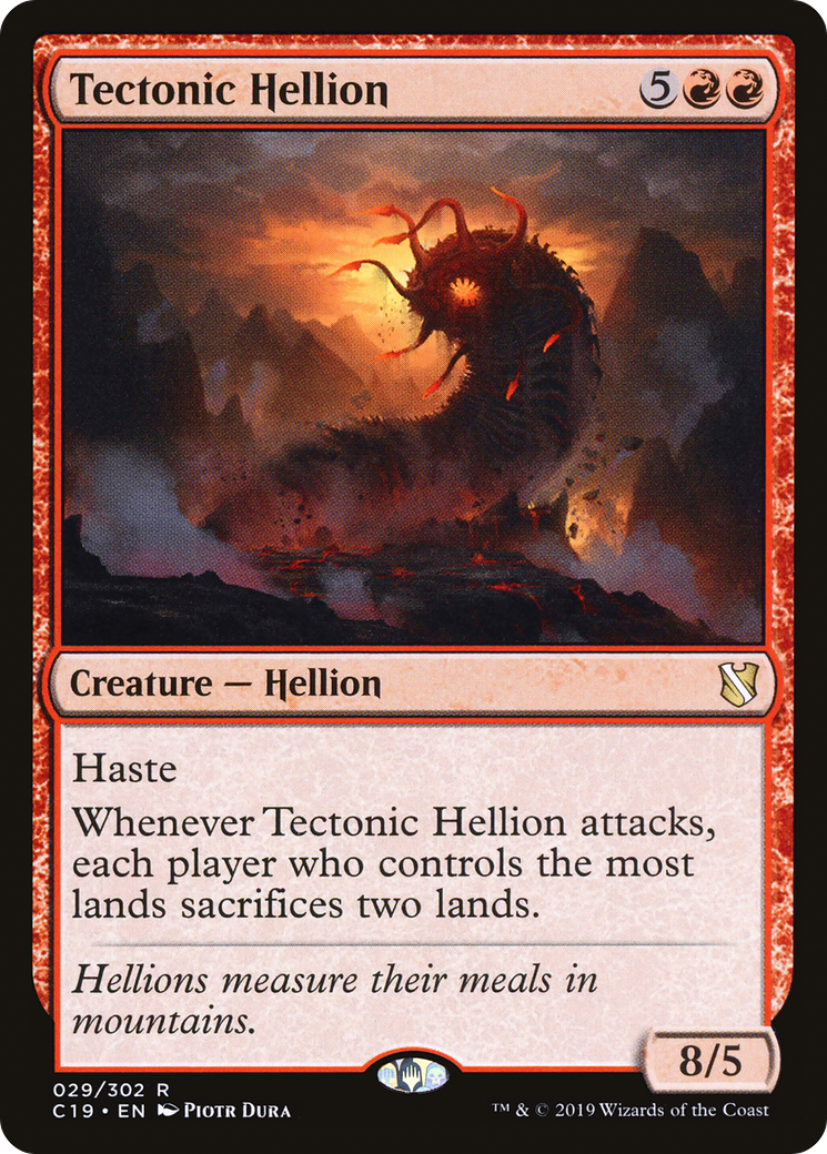 Image of Tectonic Hellion [Commander 2019]