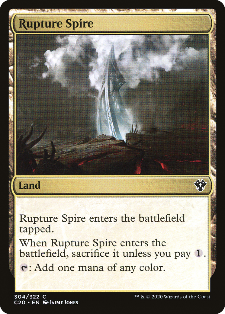Image of Rupture Spire [Commander 2020]