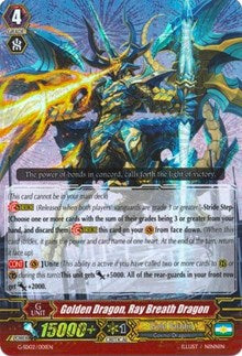 Image of Golden Dragon, Ray Breath Dragon (RRR) (G-SD02/001EN) [G-Start Deck 2: Knight of the Sun]