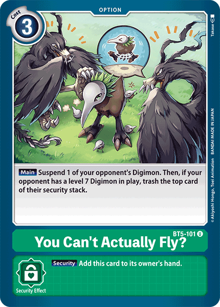 Image of You Can't Actually Fly? [BT5-101] [Battle of Omni]