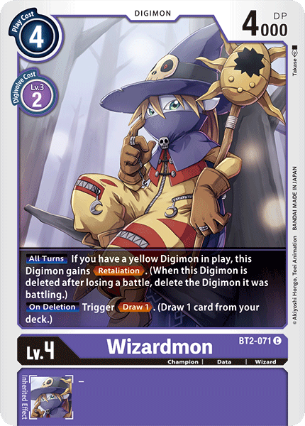 Image of Wizardmon [BT2-071] [Release Special Booster Ver.1.0]