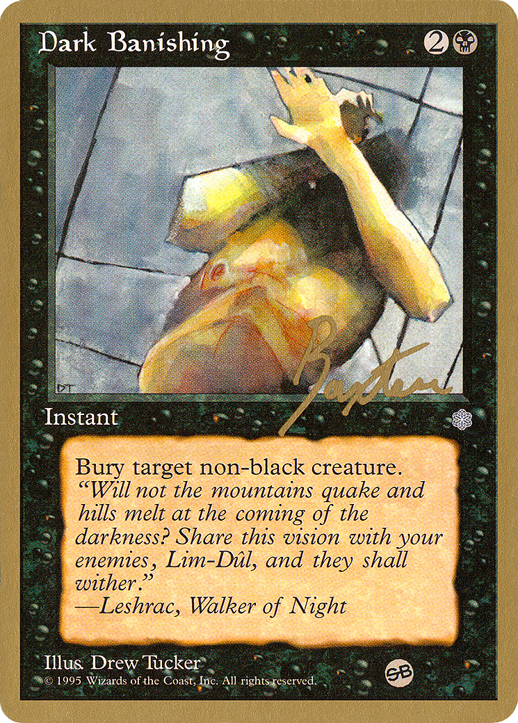 Image of Dark Banishing (George Baxter) (SB) [Pro Tour Collector Set]
