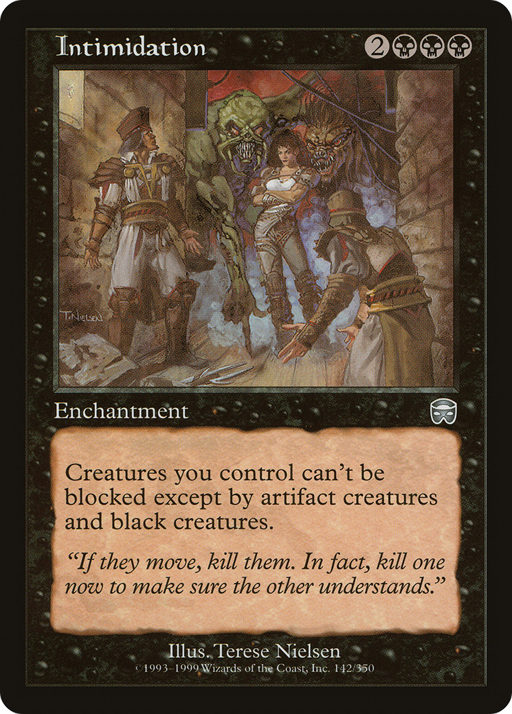 Image of Intimidation [Mercadian Masques]