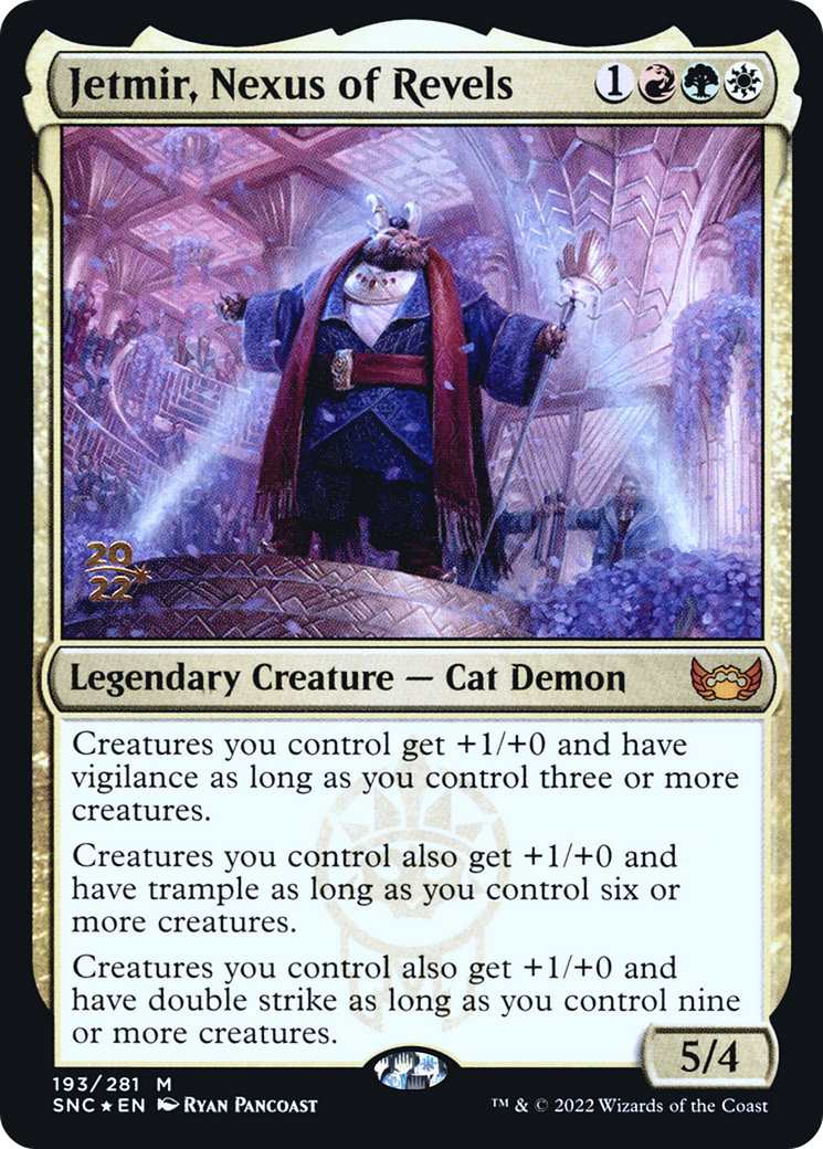 Image of Jetmir, Nexus of Revels [Streets of New Capenna Prerelease Promos]