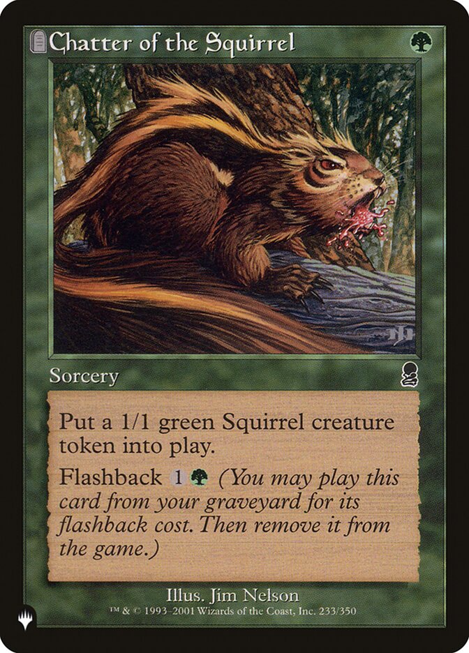 Image of Chatter of the Squirrel [The List]