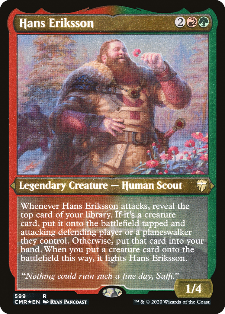 Image of Hans Eriksson (Etched) [Commander Legends]