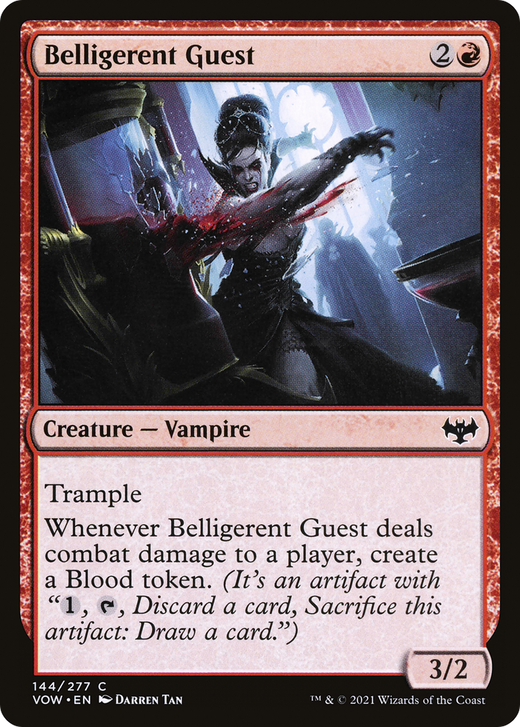 Image of Belligerent Guest [Innistrad: Crimson Vow]