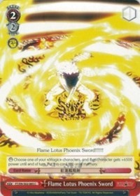 Image of Flame Lotus Phoenix Sword (FT/EN-S02-065 C) [Fairy Tail ver.E]