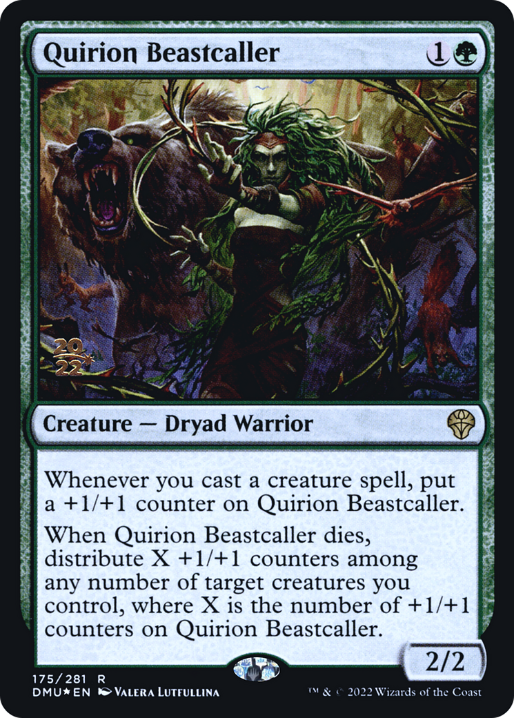 Image of Quirion Beastcaller [Dominaria United Prerelease Promos]