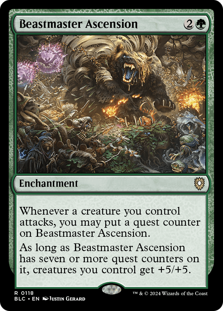 Image of Beastmaster Ascension [Bloomburrow Commander]