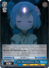 Image of Oni's Blood Relative, Rem (RZ/S55-E082 C) [Re:ZERO Vol.2]