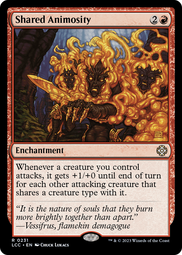 Image of Shared Animosity [The Lost Caverns of Ixalan Commander]