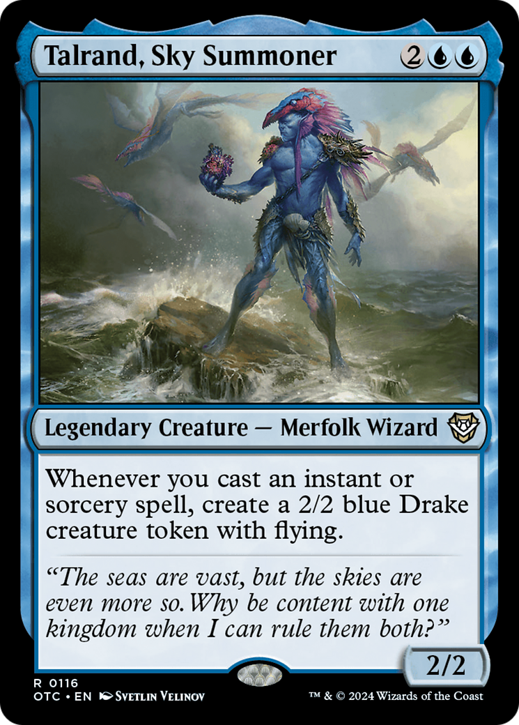 Image of Talrand, Sky Summoner [Outlaws of Thunder Junction Commander]